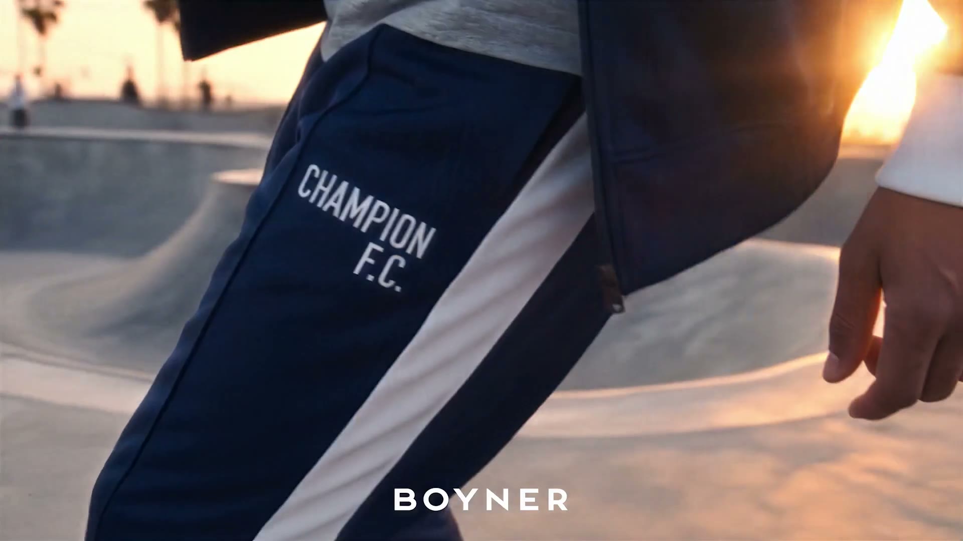 Product detail — backlit by the sunset